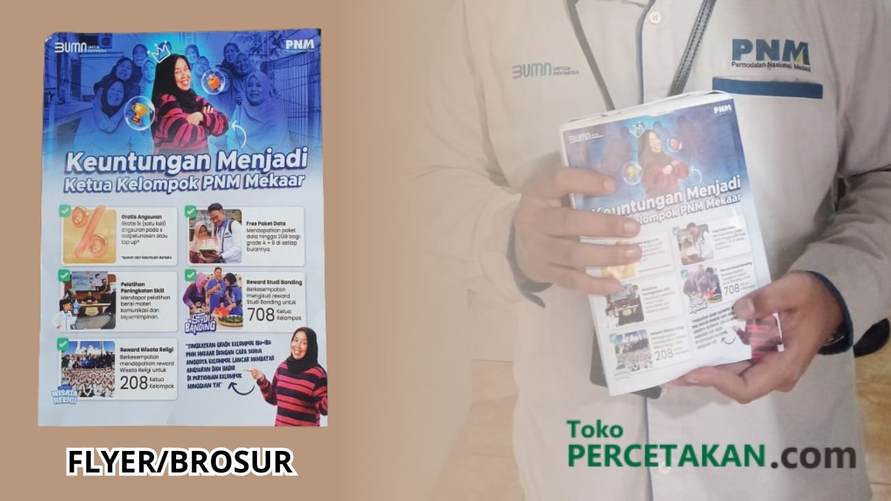 Harga Termurah Cetak Flyer/Brosur Art Paper di Solo