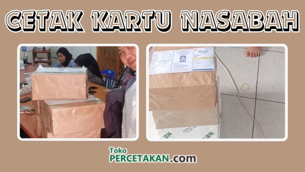 Cetak Kartu Nasabah Sragen