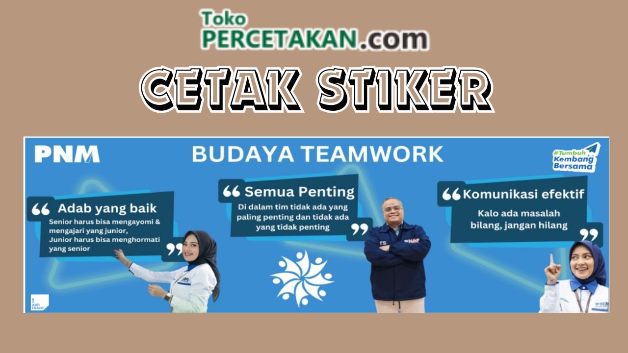 Harga Termurah Cetak Stiker Ukuran 100 x 30 cm di Klaten