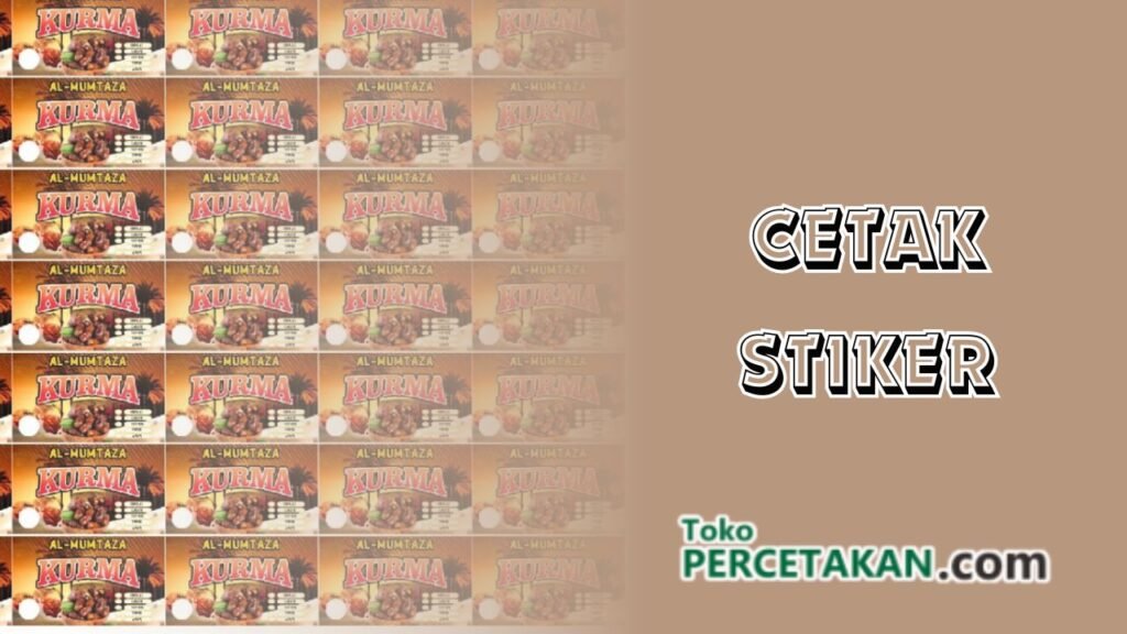 Tempat Cetak Stiker