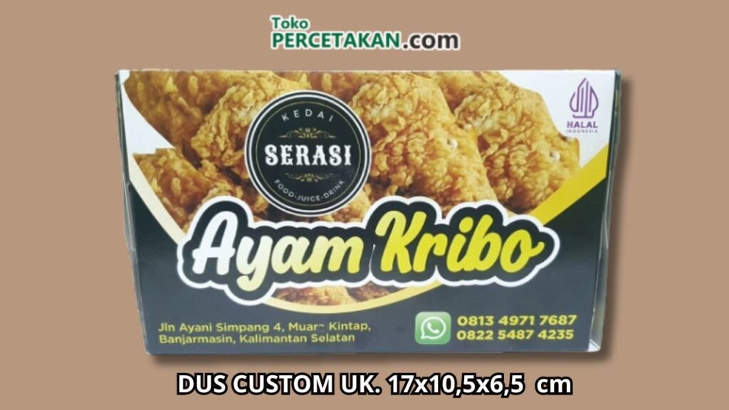 Custom Dus Makanan Banjarmasin