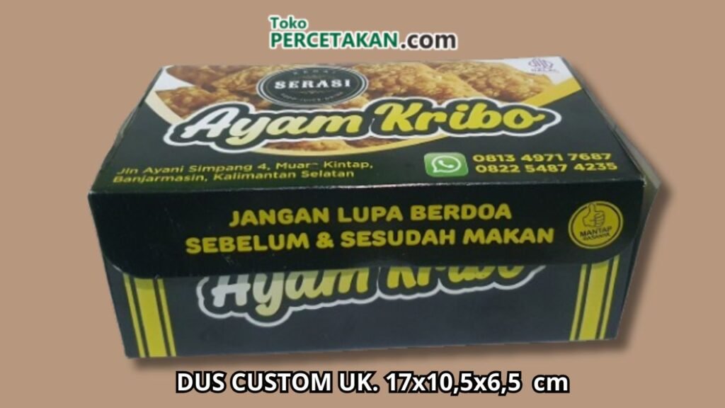 Harga Dus Box Makanan Banjarmasin
