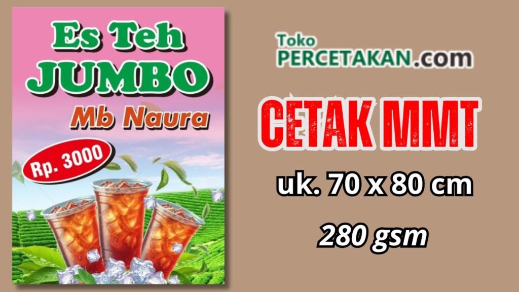 Cetak Mmt 70x80 cm di Sukoharjo