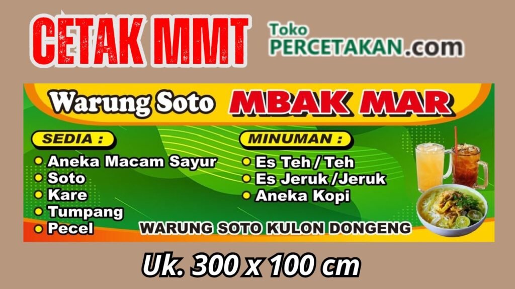 Mmt 300x100 cm Sukoharjo