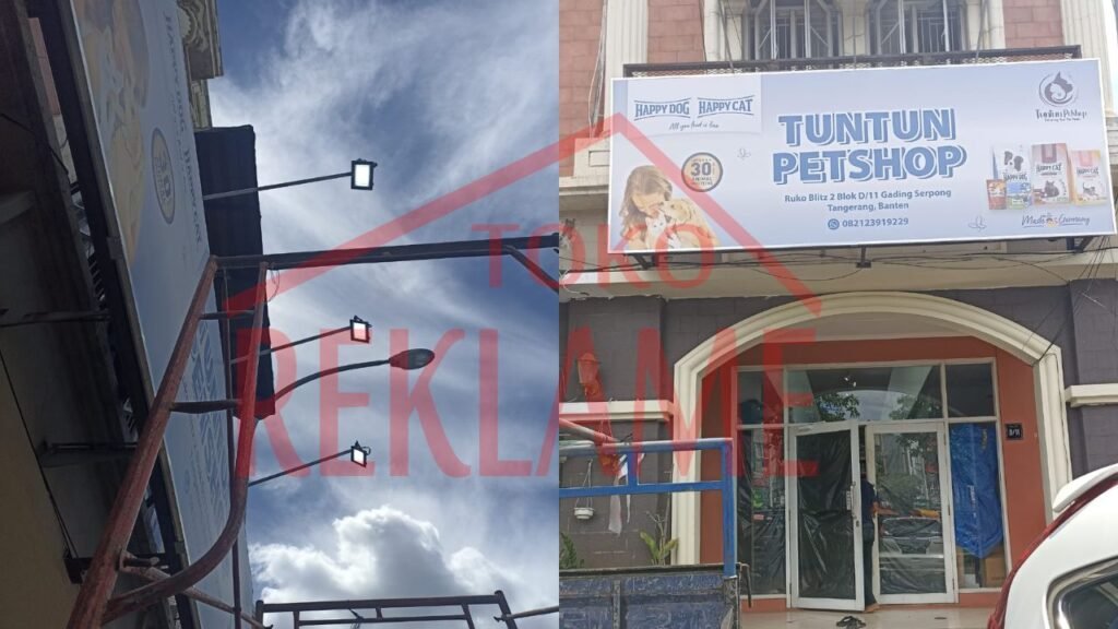 Papan Nama Toko di Tangerang