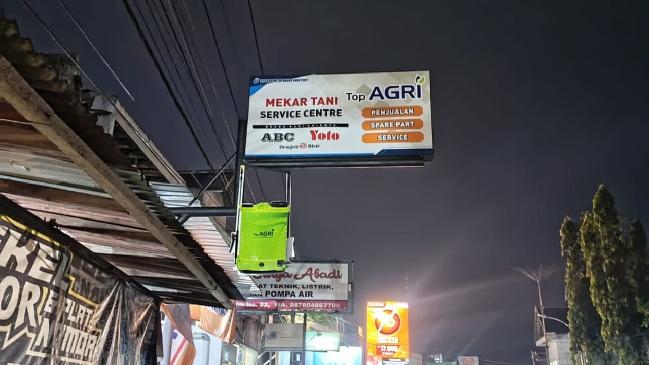 Pesan Papan Nama Ukuran 200×100 Cm Dua Sisi dan Logo Ukuran 130 x 72 Cm di Yogyakarta Terdekat