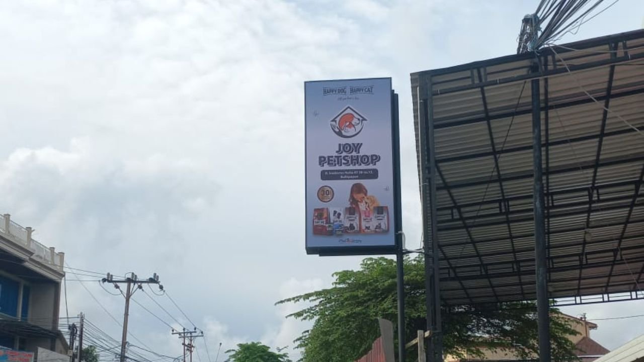 Pesan Neon Box Ukuran 2×1 Meter 2 Sisi di Balikpapan Terdekat