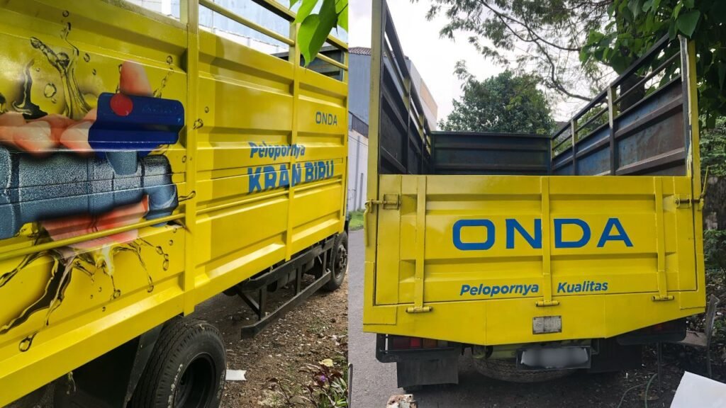 Perbaikan Branding Truk Solo
