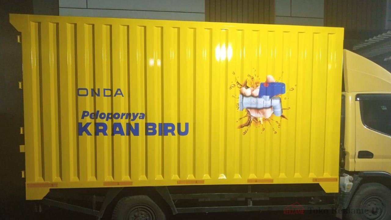 Branding Truk Engkel Jakarta Barat