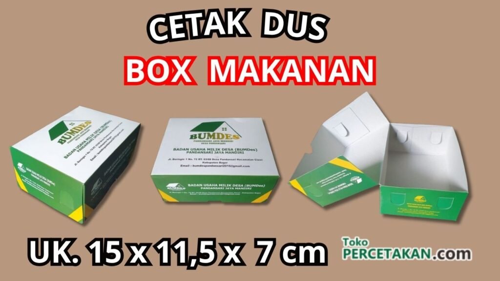 Cetak Dus Snack Bogor