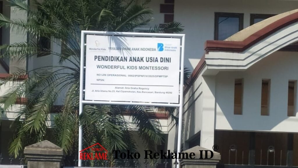 Harga Papan Nama Sekolah Bandung