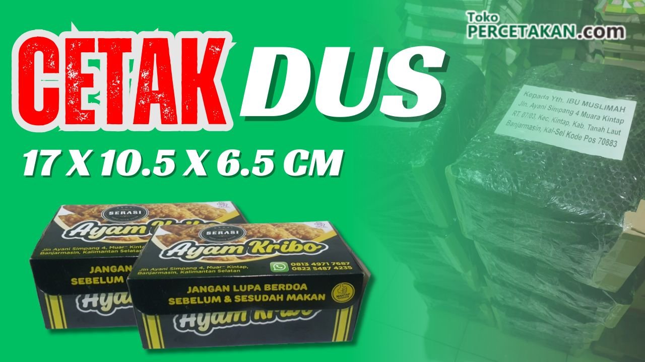 Cetak Dus Ayam Goreng Banjarmasin