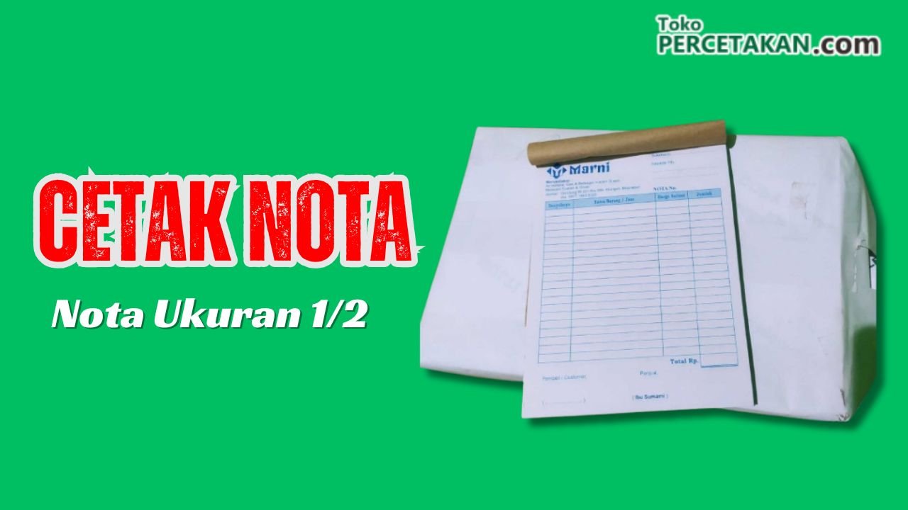 Cetak Nota Sukoharjo