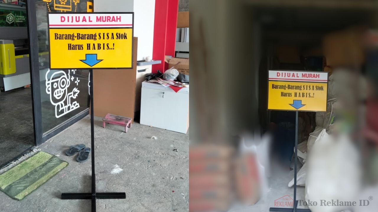Papan Nama Portable Madiun