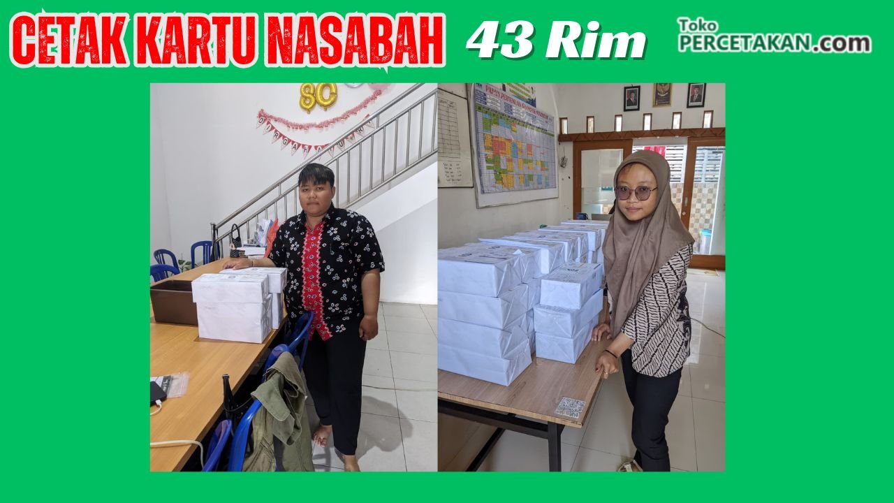 Cetak Kartu Nasabah Surakarta
