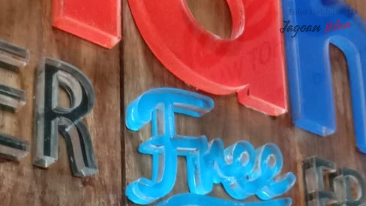 Harga Huruf Timbul Jakarta