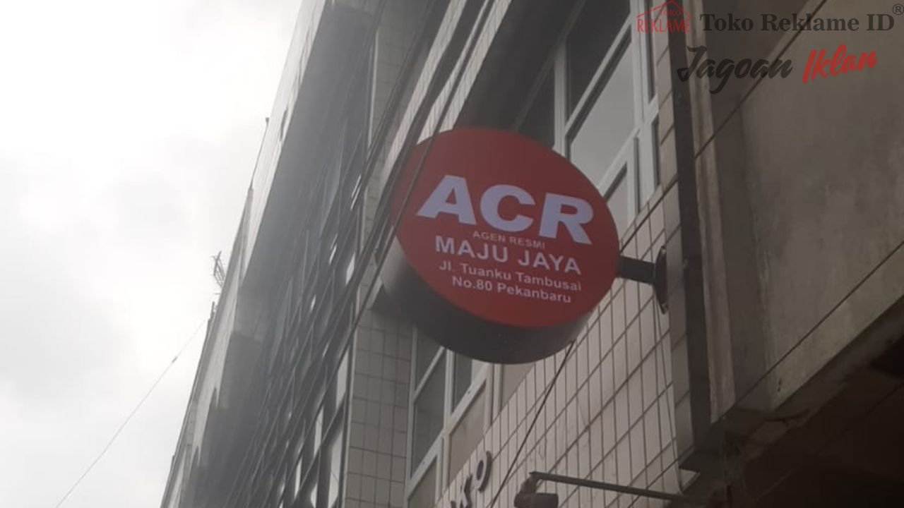 Neon Box Bulat Pekanbaru